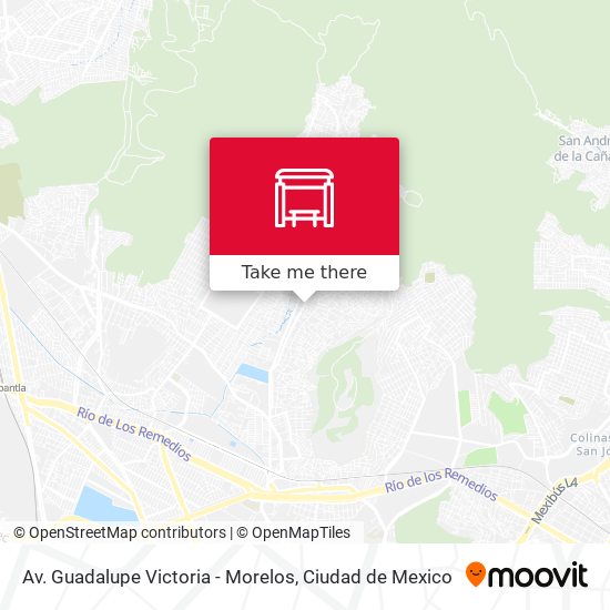 Av. Guadalupe Victoria - Morelos map