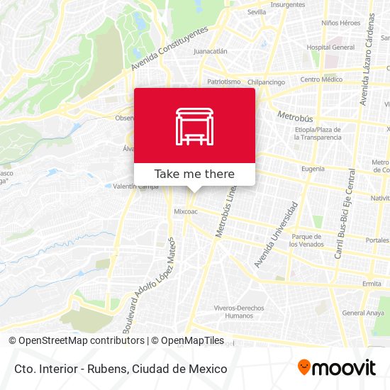 Cto. Interior - Rubens map