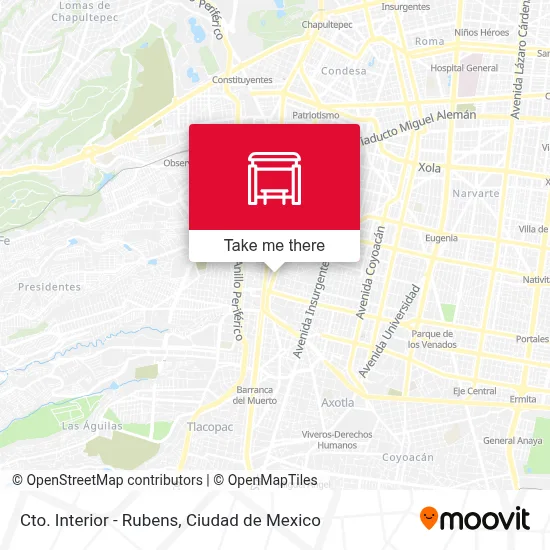 Cto. Interior - Rubens map