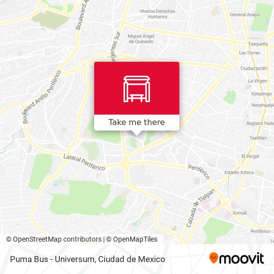 Puma Bus - Universum map