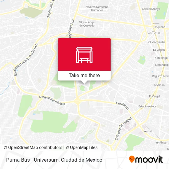Puma Bus - Universum map