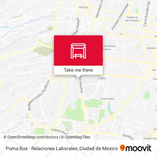 Puma Bus - Relaciones Laborales map