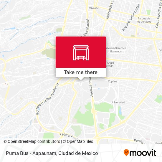 Puma Bus - Aapaunam map