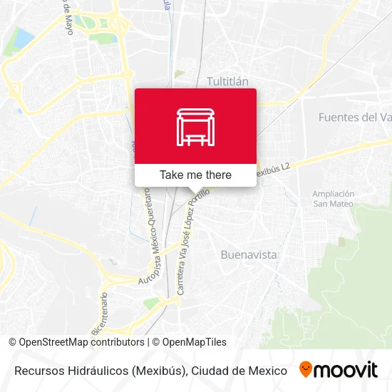 Mapa de Recursos Hidráulicos (Mexibús)