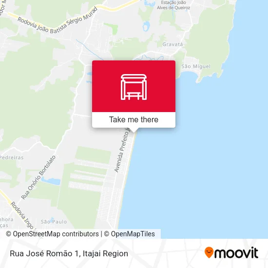Mapa Rua José Romão 1