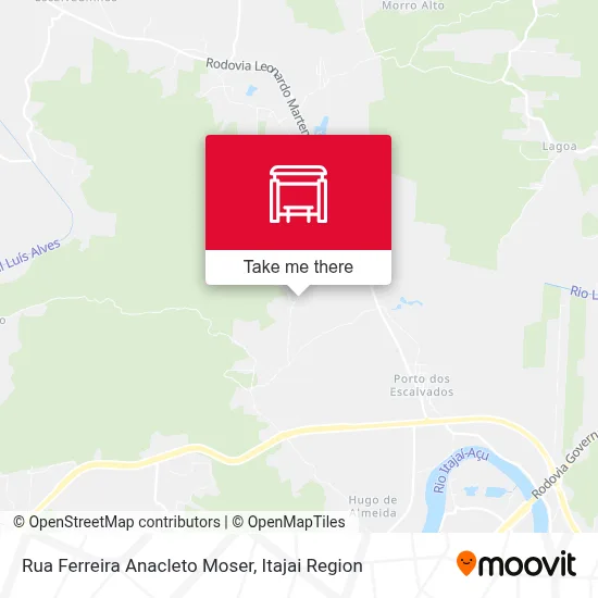 Rua Ferreira Anacleto Moser map