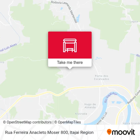 Rua Ferreira Anacleto Moser 800 map