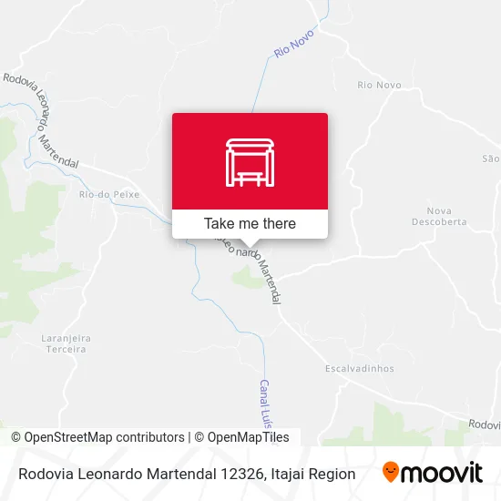 Rodovia Leonardo Martendal 12326 map