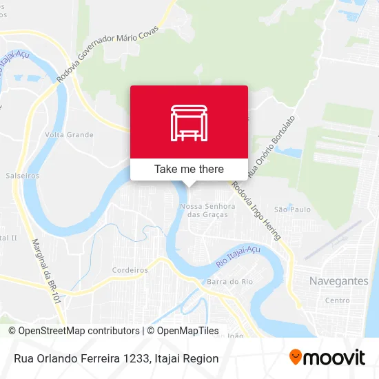 Rua Orlando Ferreira 1233 map