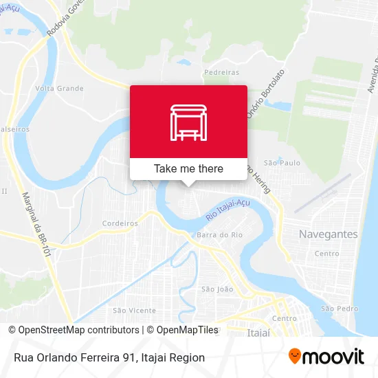 Rua Orlando Ferreira 91 map