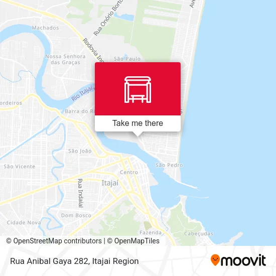 Rua Anibal Gaya 282 map