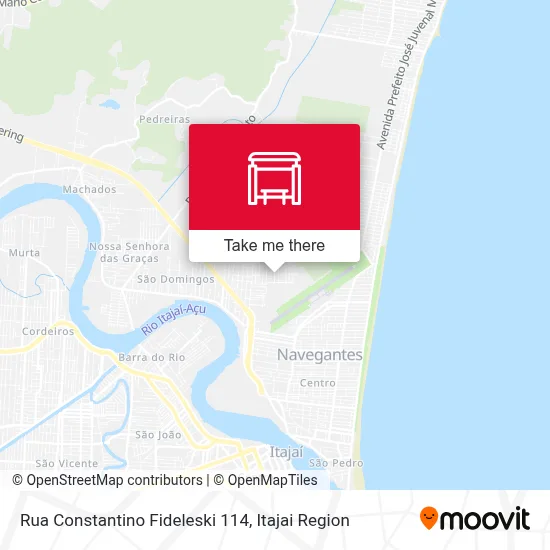Rua Constantino Fideleski 114 map
