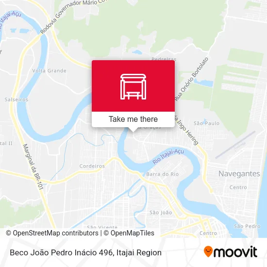 Mapa Beco João Pedro Inácio 496
