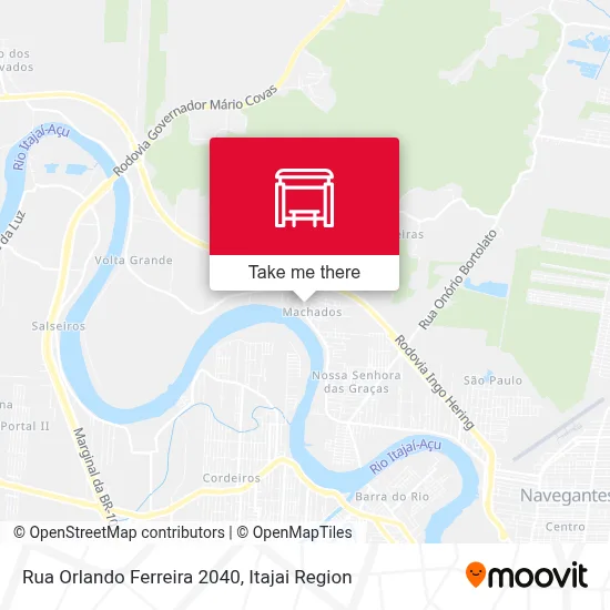 Rua Orlando Ferreira 2040 map