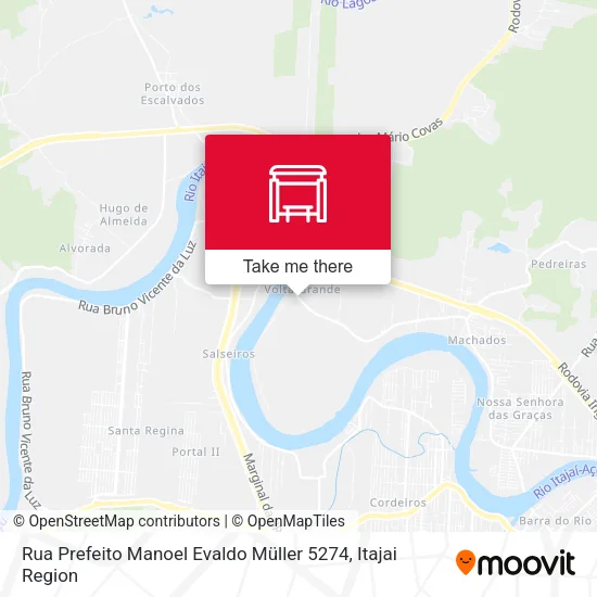 Rua Prefeito Manoel Evaldo Müller 5274 map