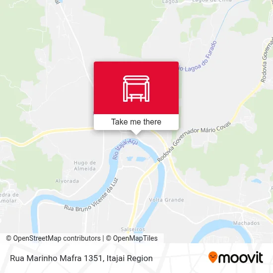 Rua Marinho Mafra 1351 map