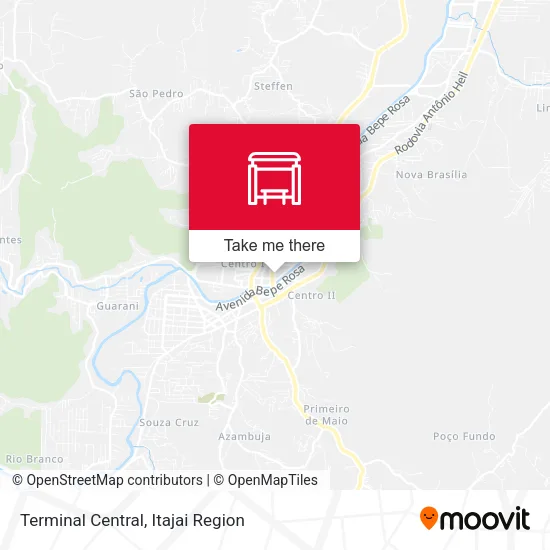 Terminal Central map