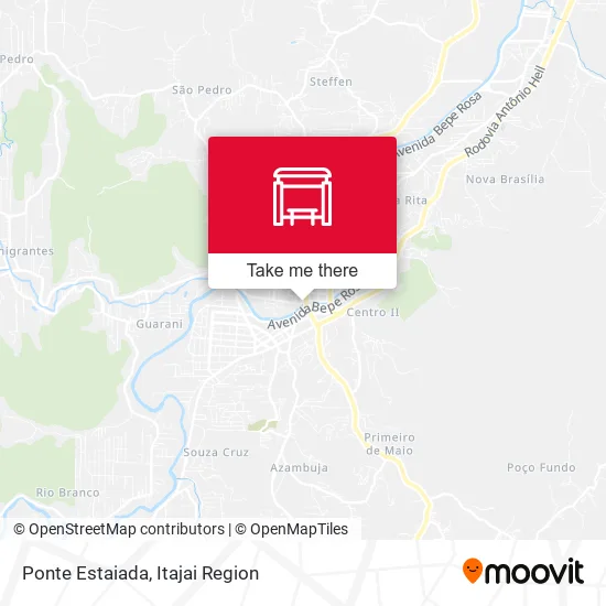 Ponte Estaiada map