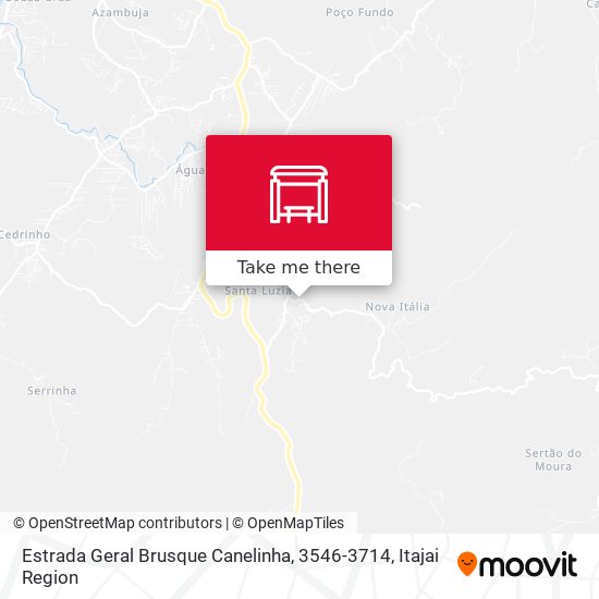 Estrada Geral Brusque Canelinha, 3546-3714 map