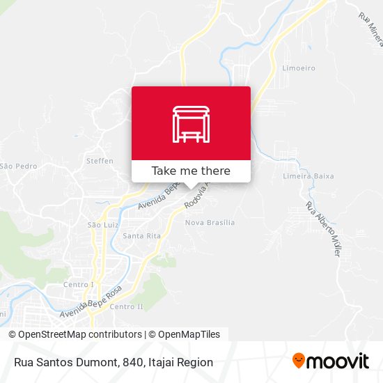 Mapa Rua Santos Dumont, 840