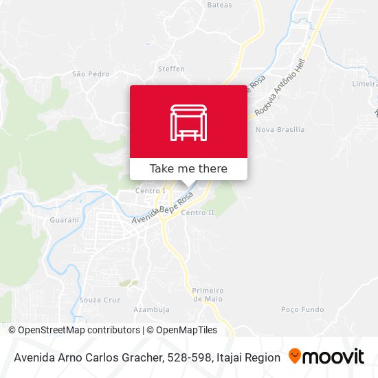 Avenida Arno Carlos Gracher, 528-598 map