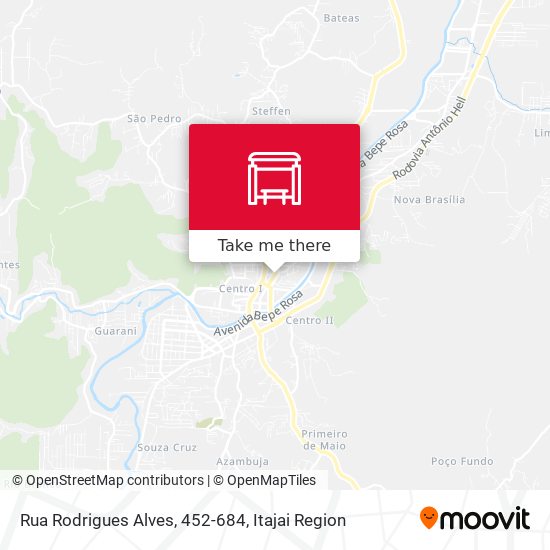 Mapa Rua Rodrigues Alves, 452-684