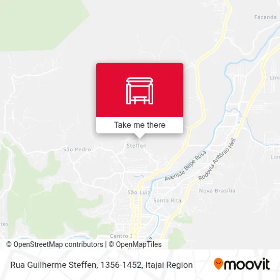 Rua Guilherme Steffen, 1356-1452 map