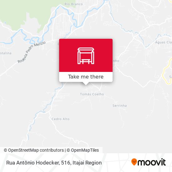Rua Antônio Hodecker, 516 map