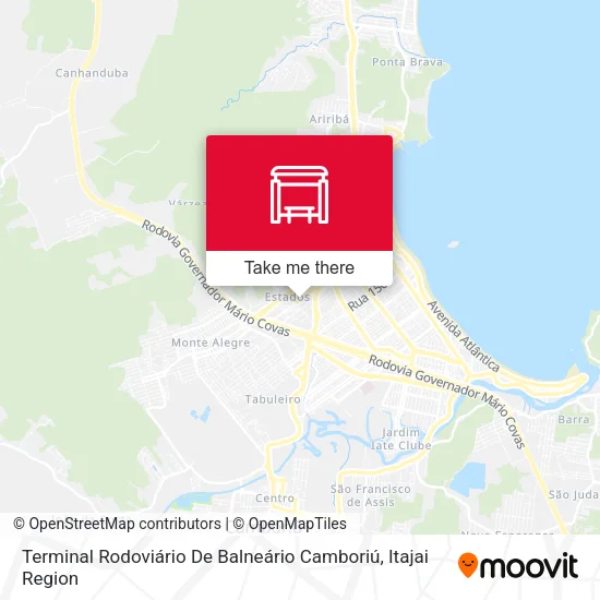 Terminal Rodoviário De Balneário Camboriú map