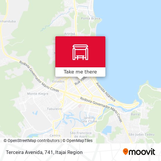 Mapa Terceira Avenida, 741