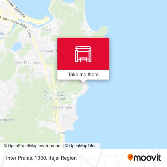 Inter Praias, 1300 map