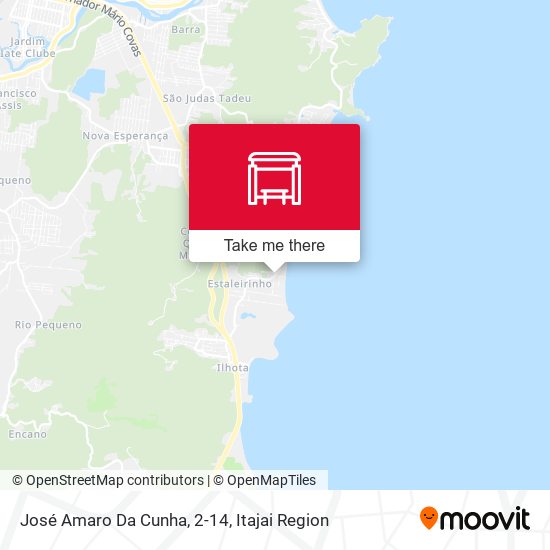 José Amaro Da Cunha, 2-14 map