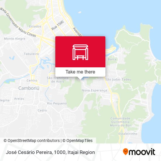 José Cesário Pereira, 1000 map