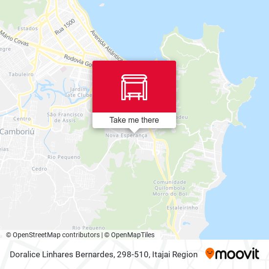 Doralice Linhares Bernardes, 298-510 map