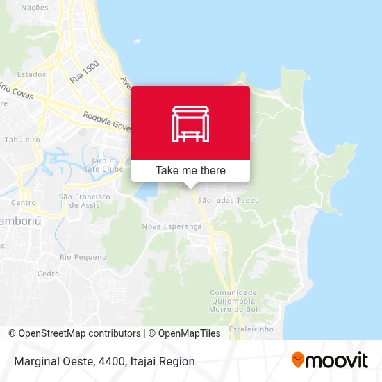 Marginal Oeste, 4400 map