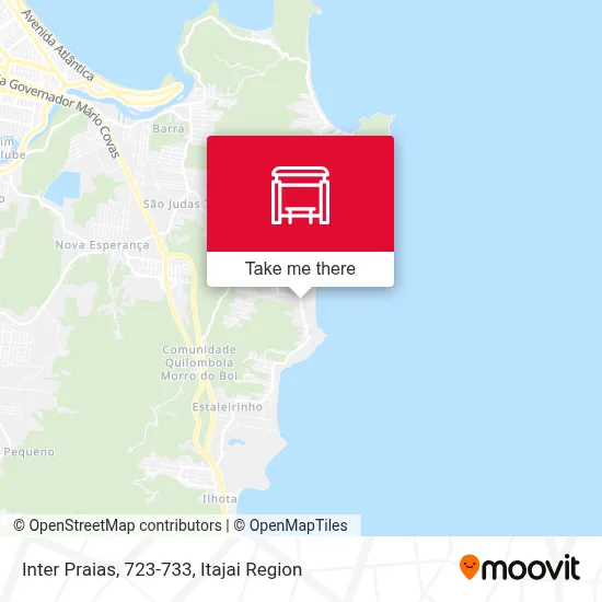 Inter Praias, 723-733 map