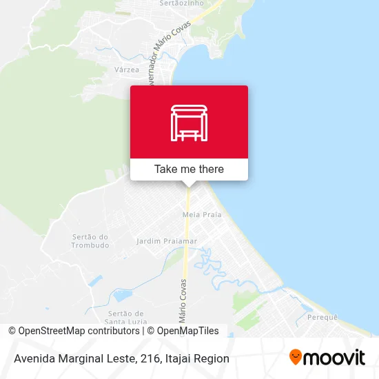 Avenida Marginal Leste, 216 map