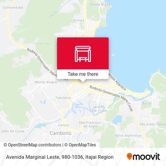 Avenida Marginal Leste, 980-1036 map
