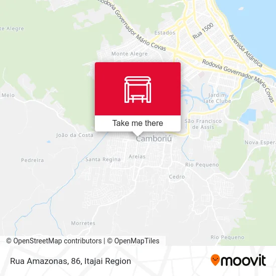 Rua Amazonas, 86 map