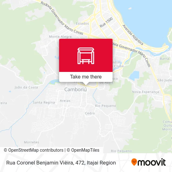 Rua Coronel Benjamin Viêira, 472 map