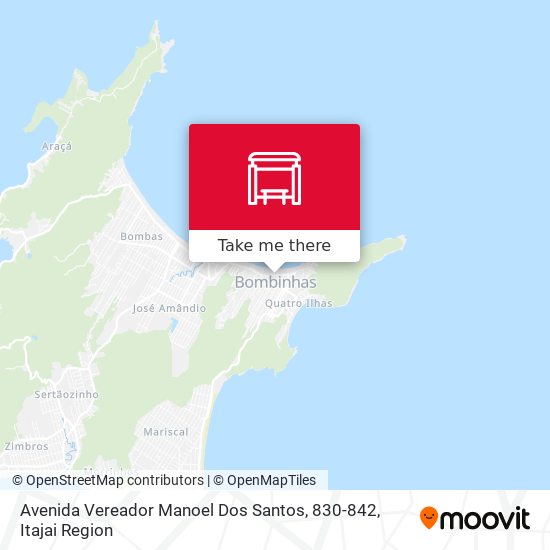 Mapa Avenida Vereador Manoel Dos Santos, 830-842