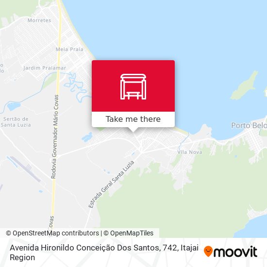 Mapa Avenida Hironildo Conceição Dos Santos, 742