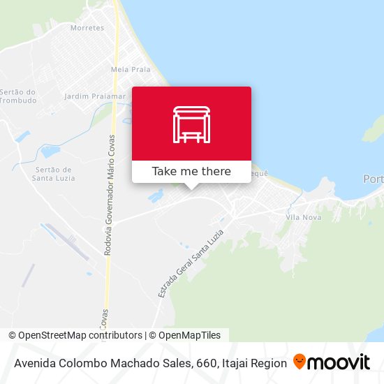 Avenida Colombo Machado Sales, 660 map