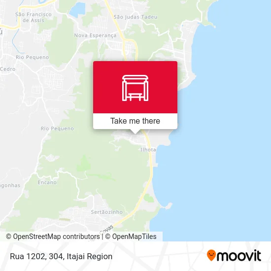 Rua 1202, 304 map