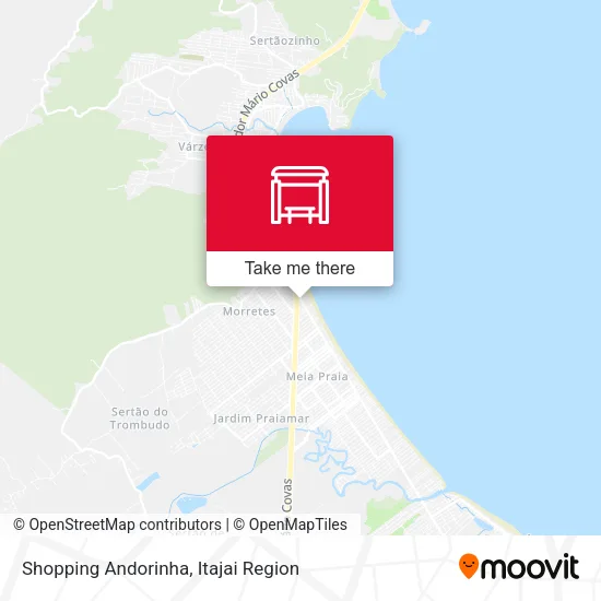 Shopping Andorinha map