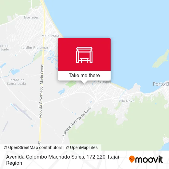 Avenida Colombo Machado Sales, 172-220 map