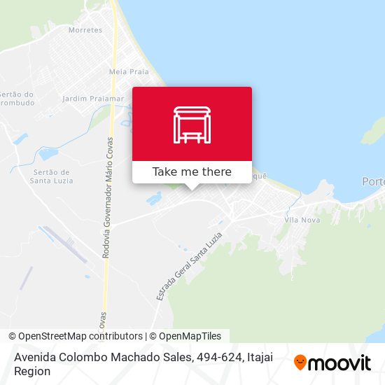 Avenida Colombo Machado Sales, 494-624 map