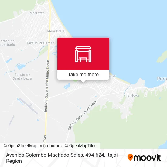 Avenida Colombo Machado Sales, 494-624 map