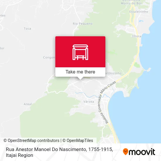 Rua Anestor Manoel Do Nascimento, 1755-1915 map