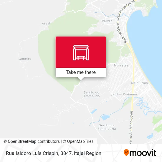 Rua Isidoro Luís Crispin, 3847 map